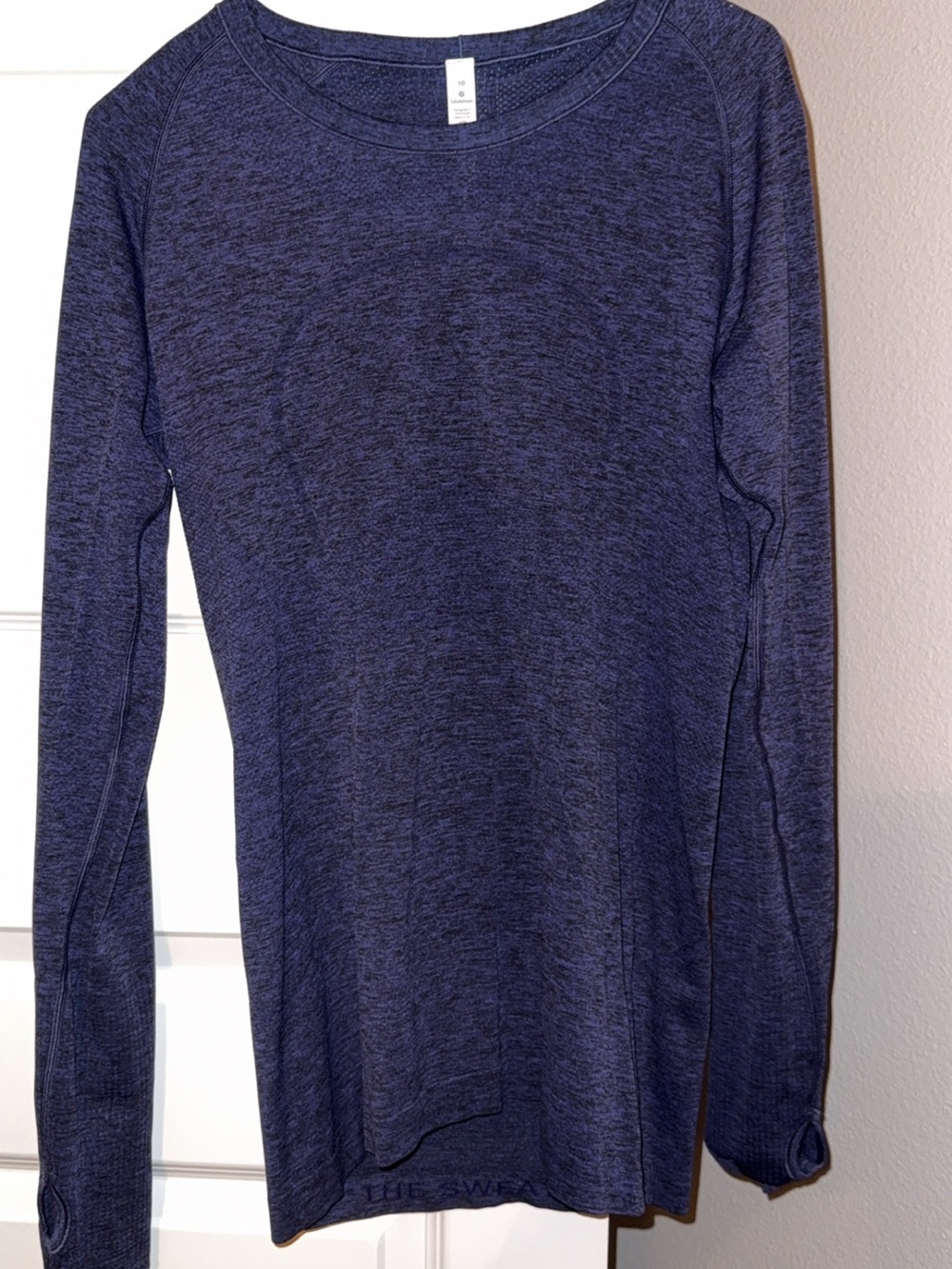 lululemon athletica Navy/royal Blue swiftly tech long sleeve